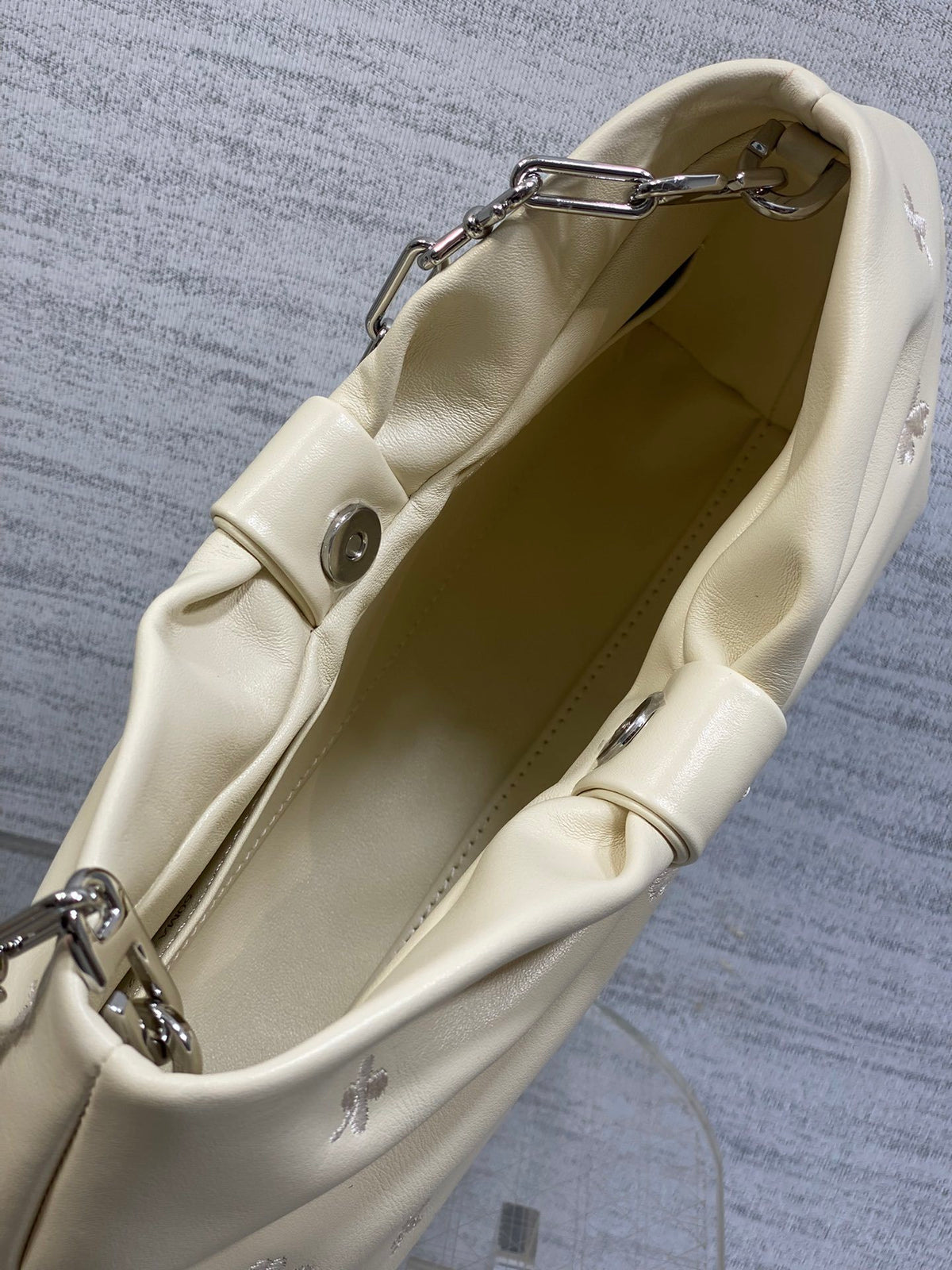 Dior Bow Bag Small Latte Lambskin