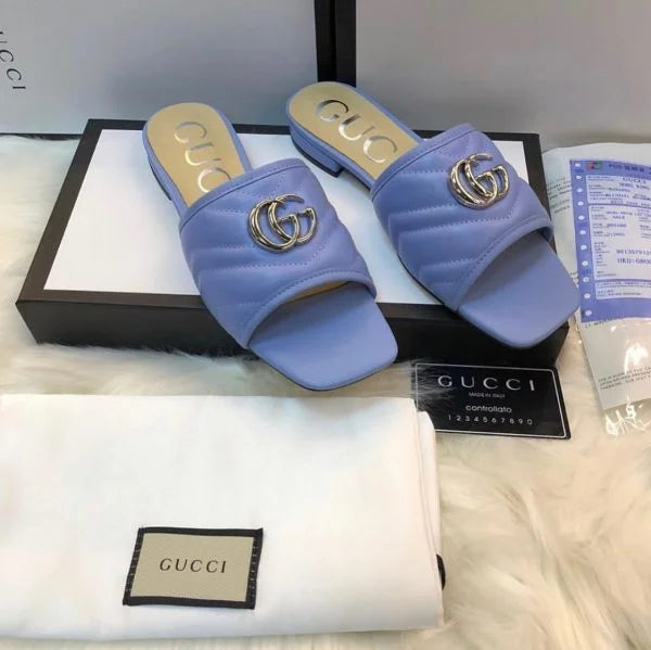 Gucci Slide with Double G – Flat Shoes For Women