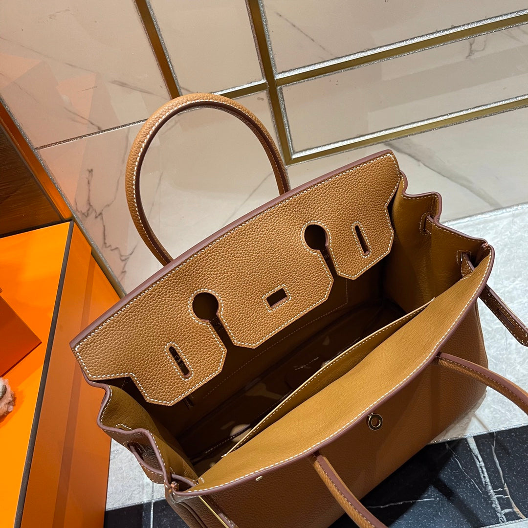 HN 30CM GOLD TOGO LEATHER GOLD HARDWARE
