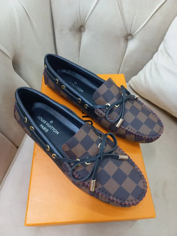 Louis Vuitton Loafers Men’s Flat Leather Shoes