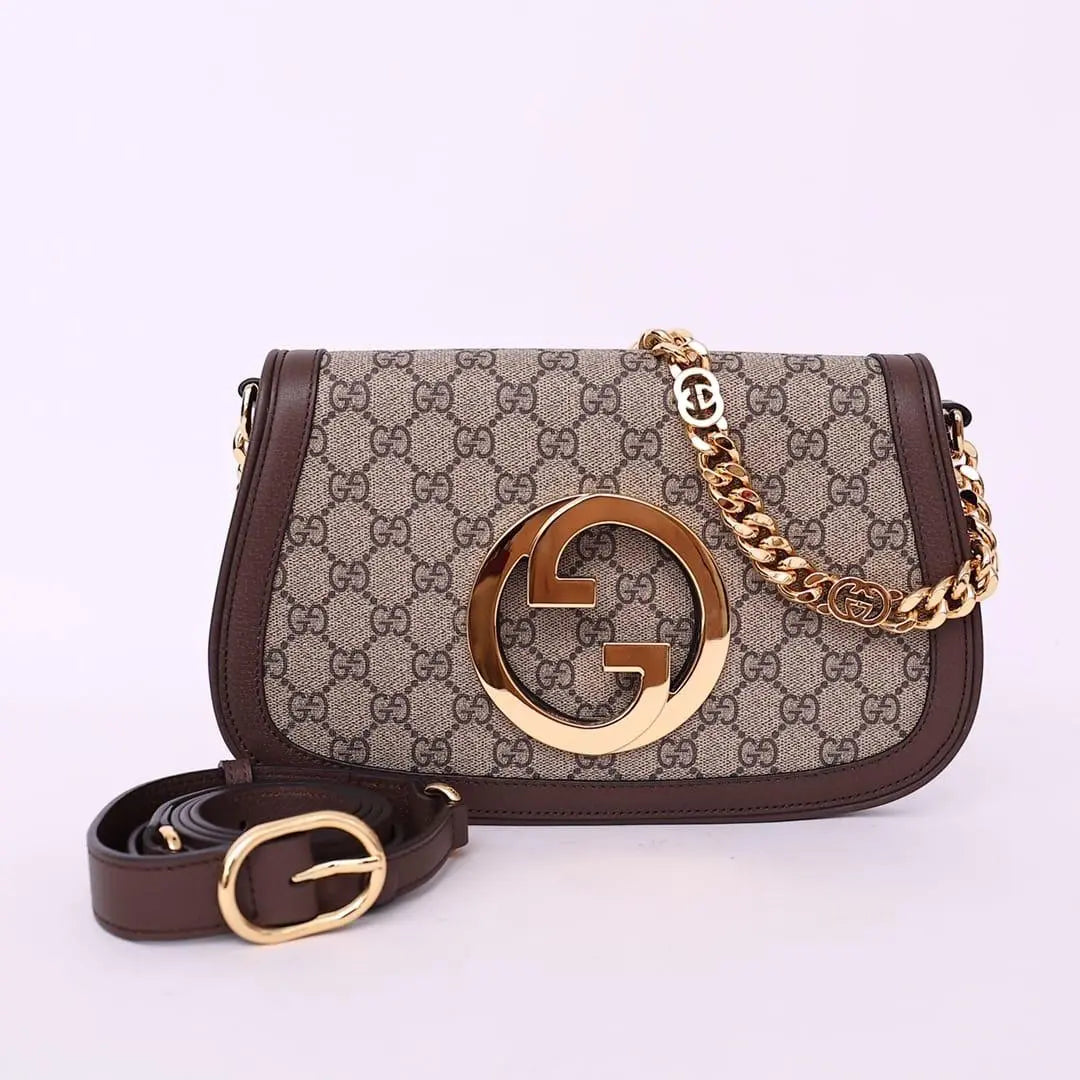 Gucci Blondie GG Coated Canvas Mini Shoulder Bag