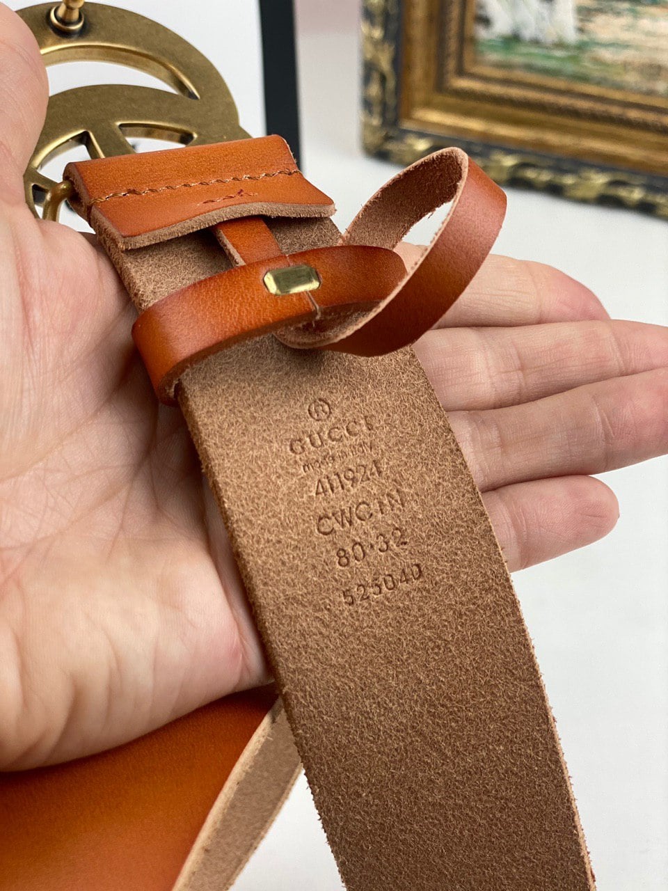 Gucci Brown Belt – SIZE 90