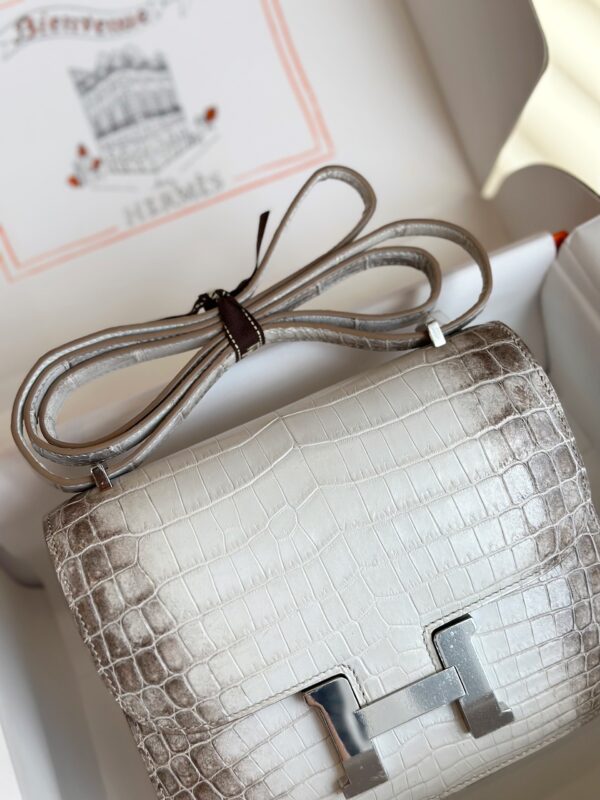 HN 19 Himalaya Genuine Crocodile Leather Palladium Hardware