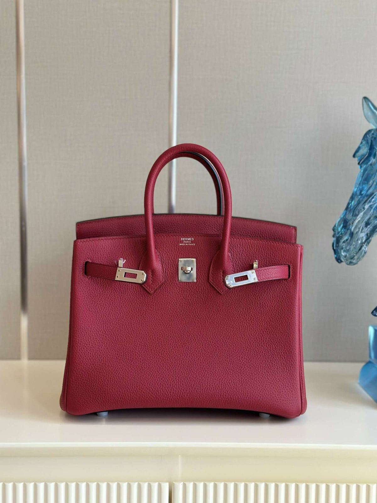 HN PHW Da Togo Handbags Dark Red 25cm