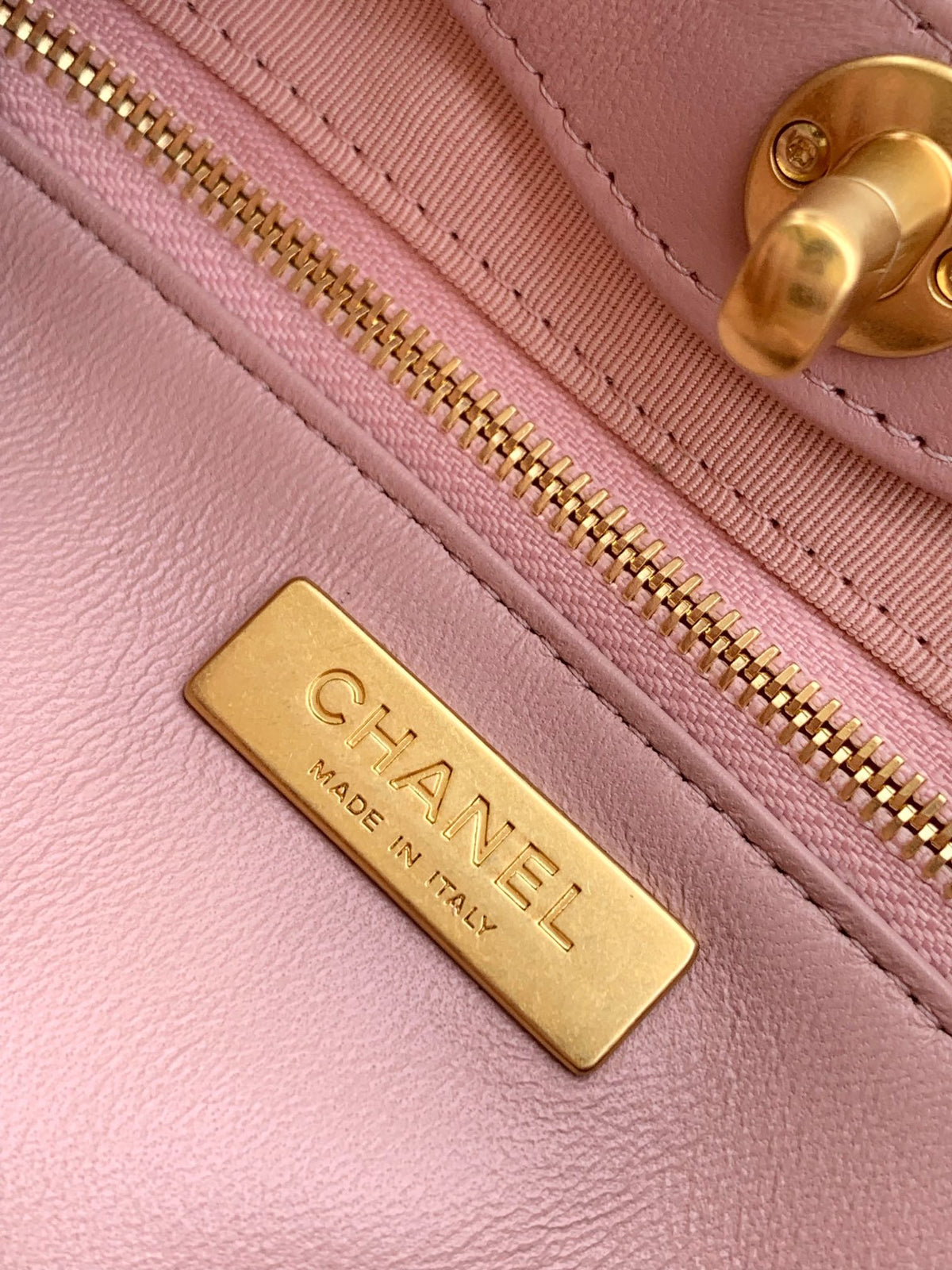Chanel Calfskin Suede Quilted Mini 31 Shopping Bag