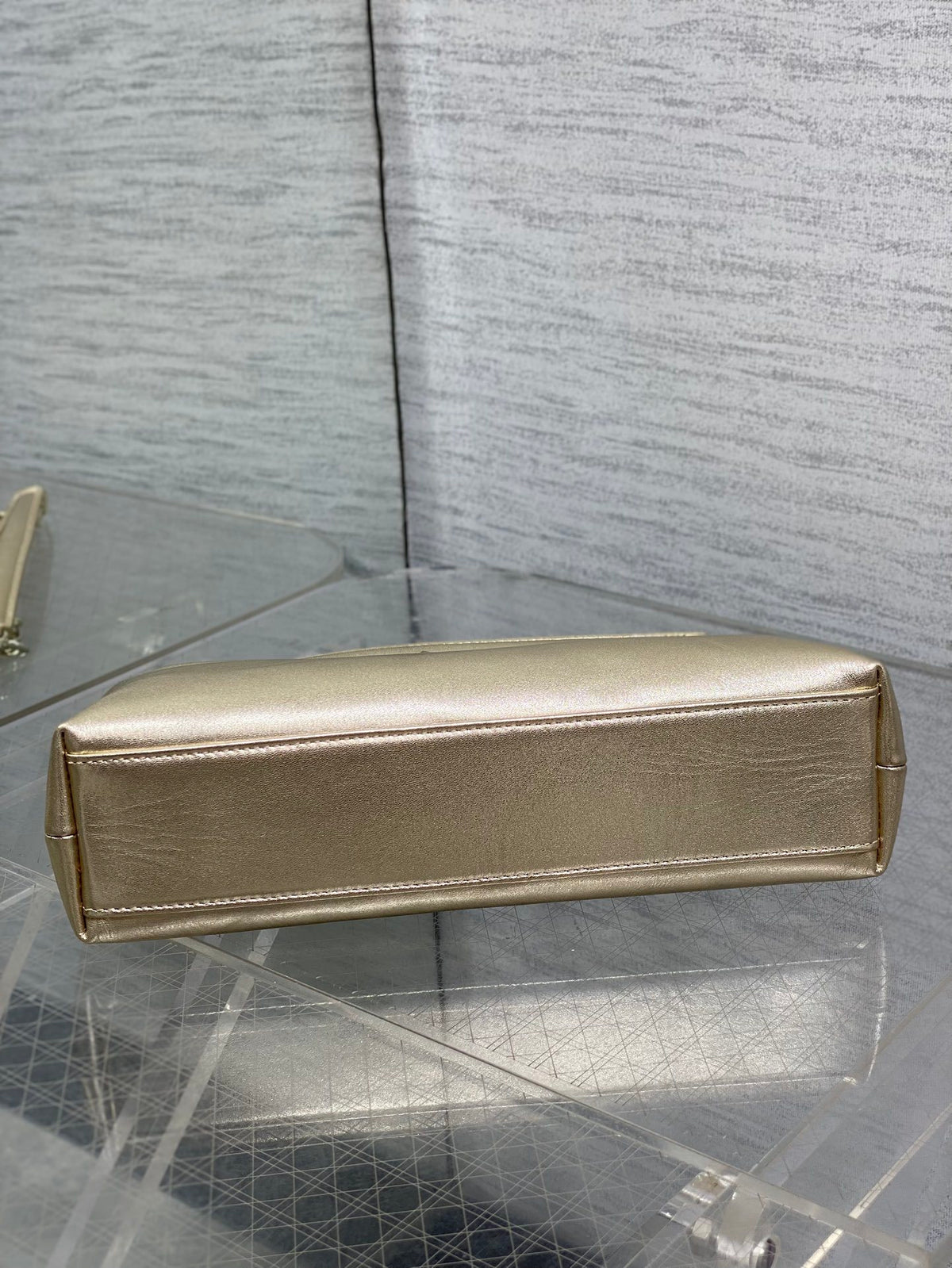 Dior Bow Bag Gold Lambskin