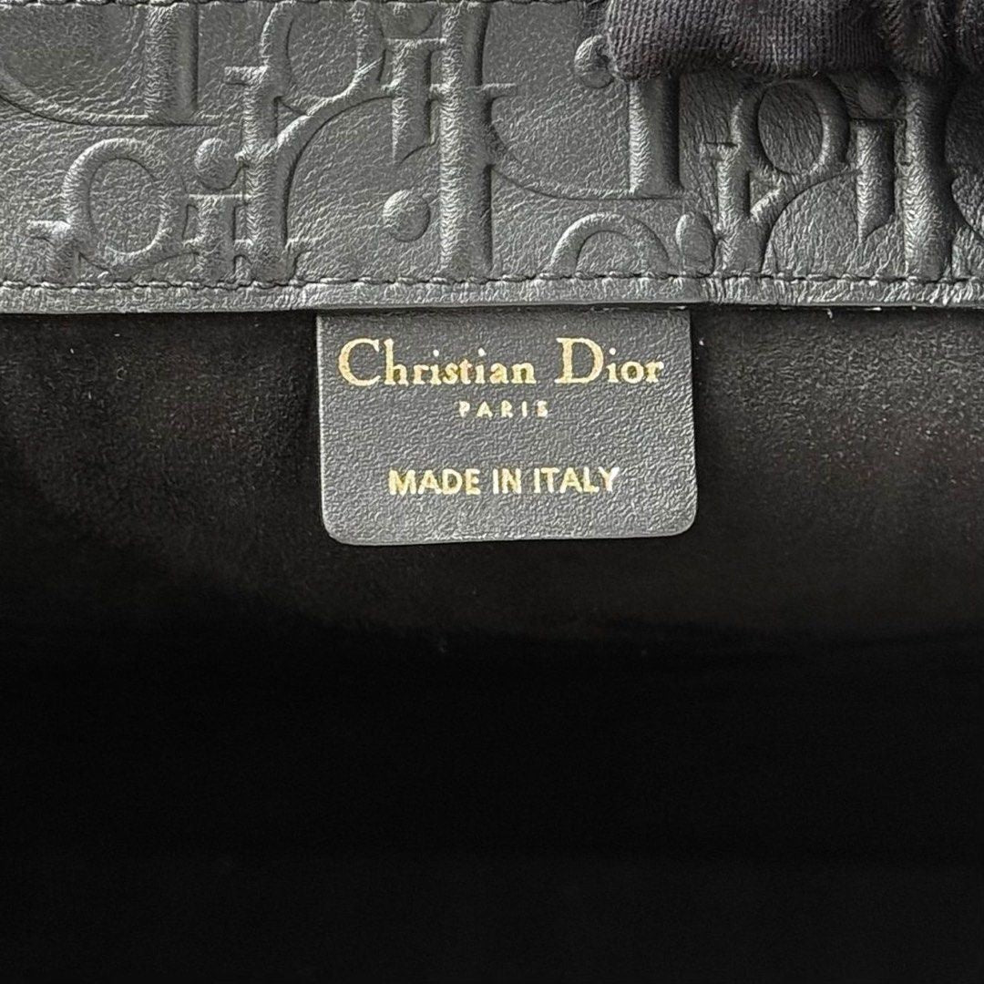 Dior Book Tote Largr Bag Claf Black