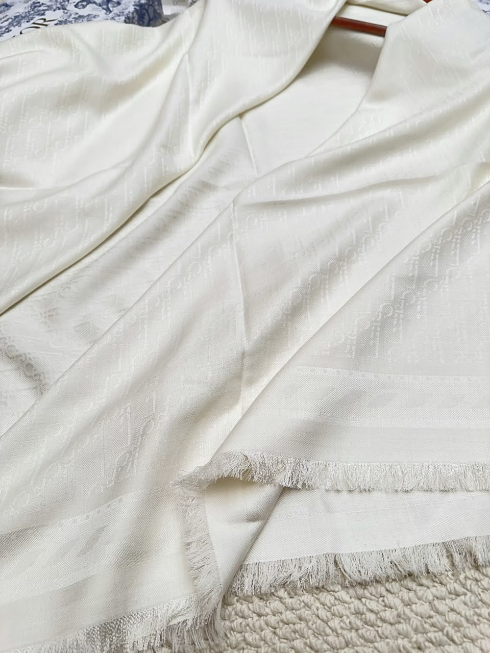 Dior White Scaf