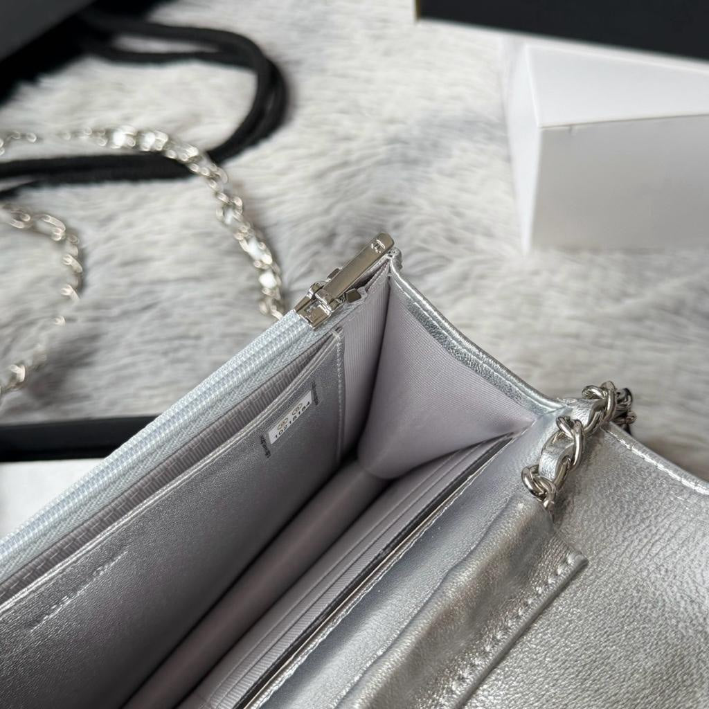 Chanel WOC sliver
