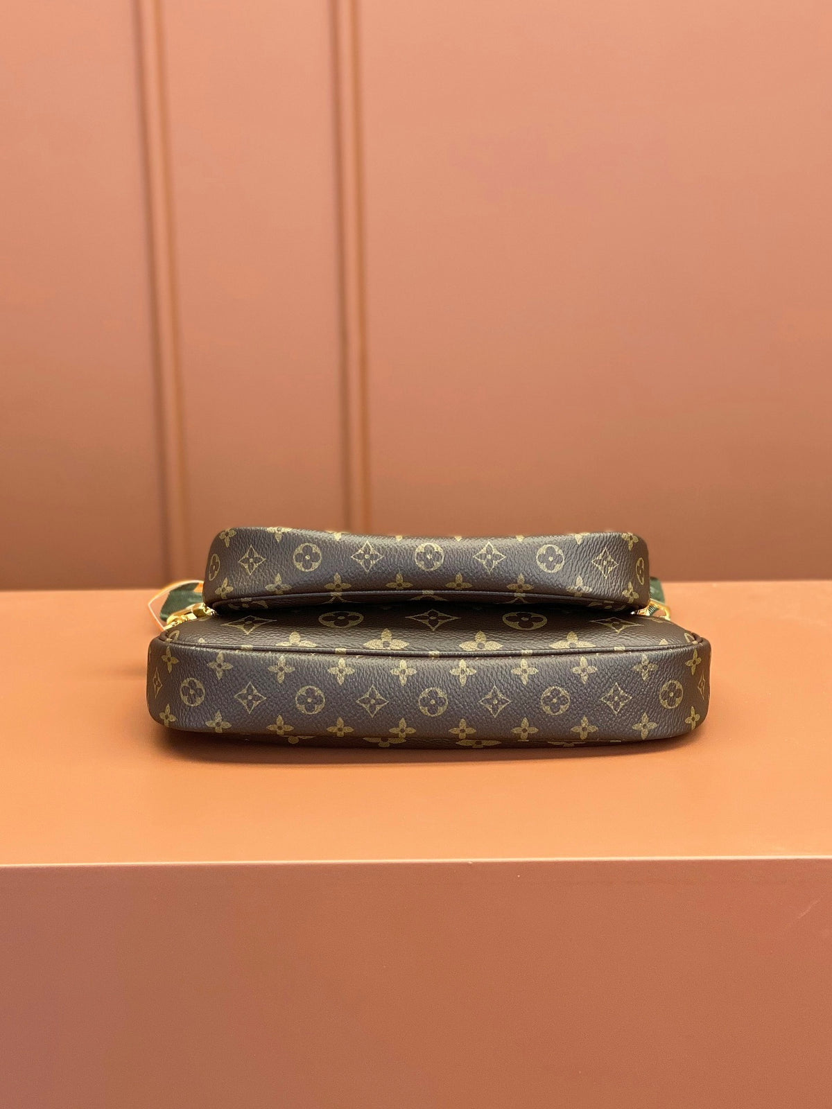 Louis Vuitton LV Multi Pochette Handle Fabric Green Handbags Monogram