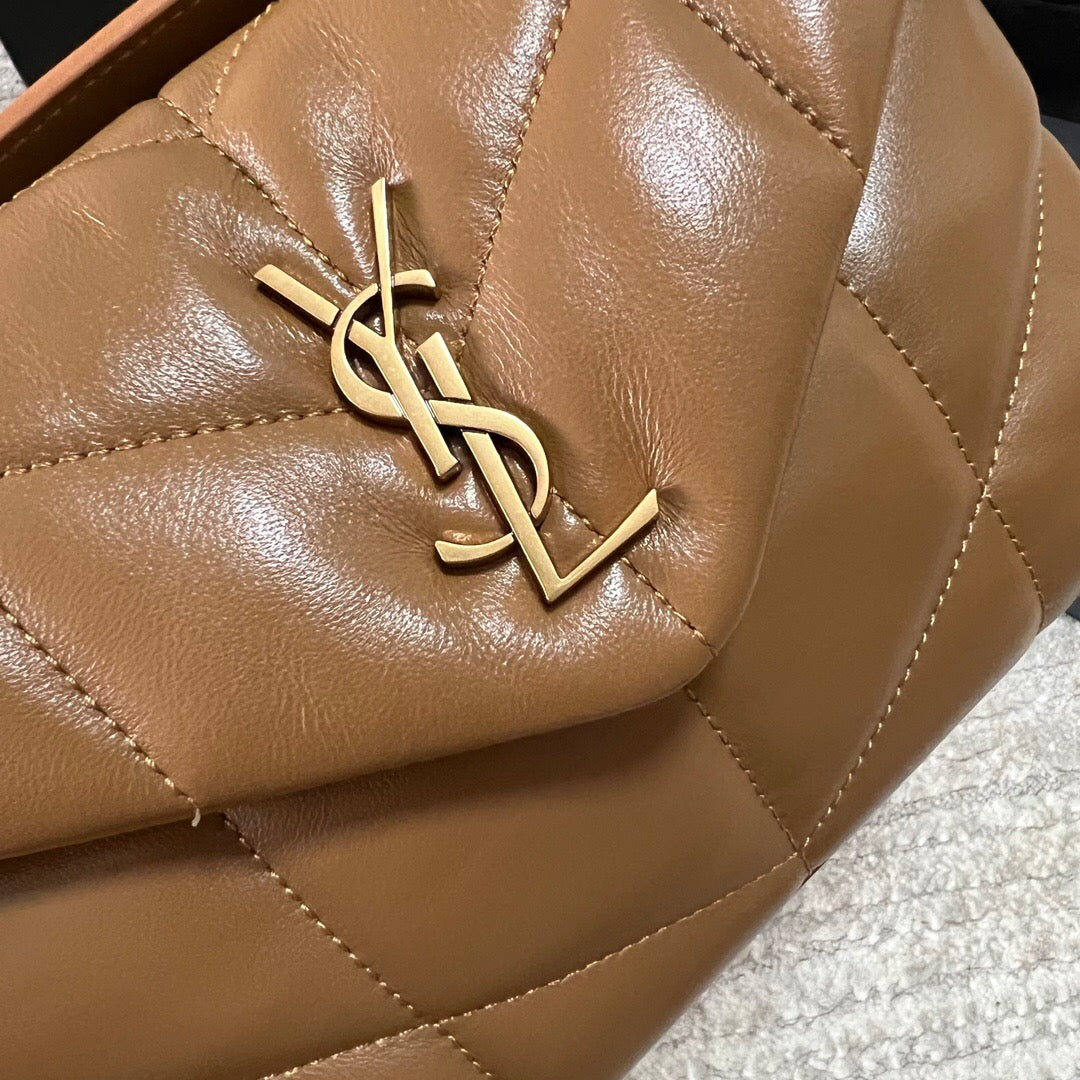 SAINT LAURENT LOULOU TOY PUFFER In Lambskin