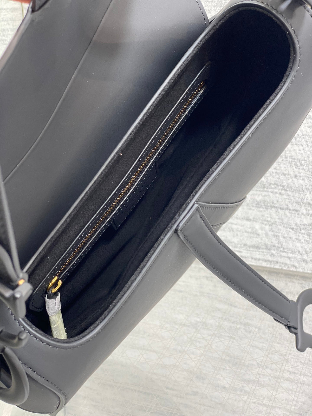 Dior Saddle Bag in Black with Black Hardware