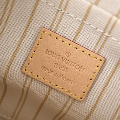 Louis Vuitton LV Neverfull Handbags Caro Pattern 32x29x17cm