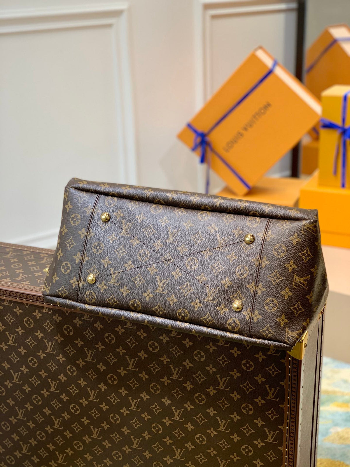 LOUIS VUITTON Monogram Delightful MM Pivoine 187884