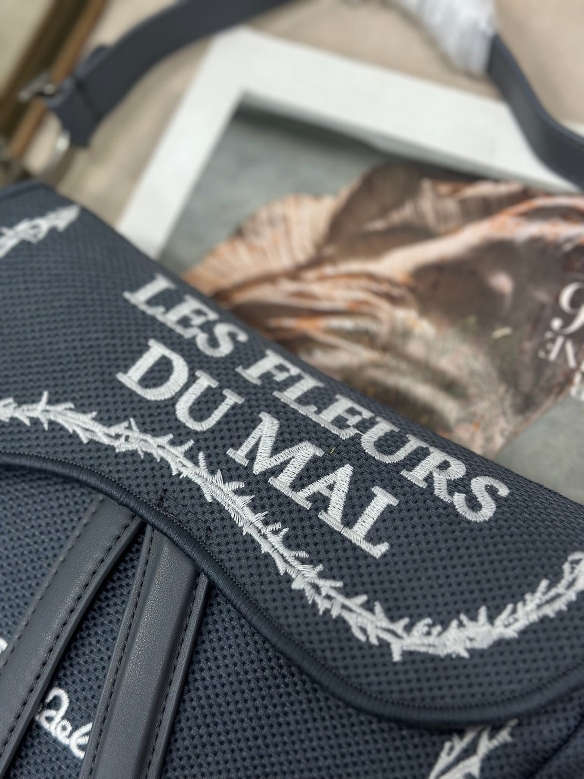 Christian Dior Saddle Bag “Les Fleurs du Mal”