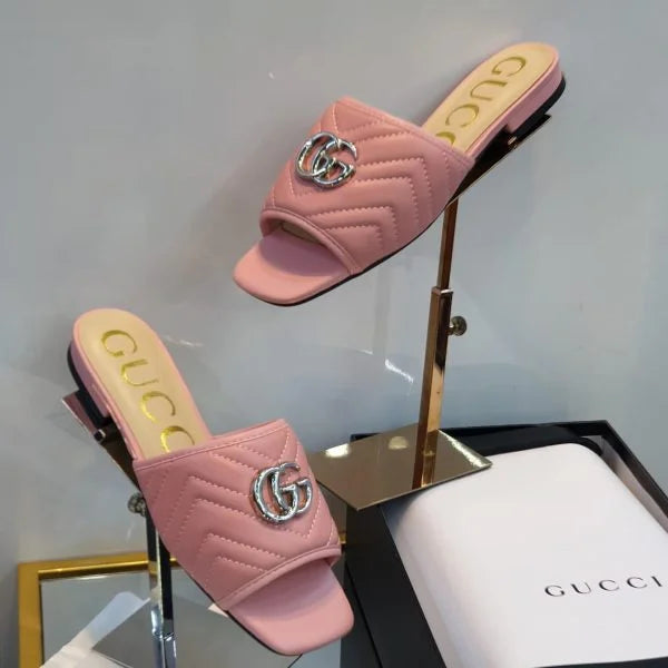 Gucci Slide with Double G – Flat Shoes For Women