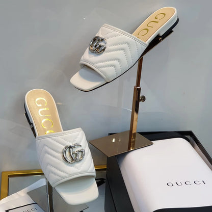 Gucci Slide with Double G – Flat Shoes For Women