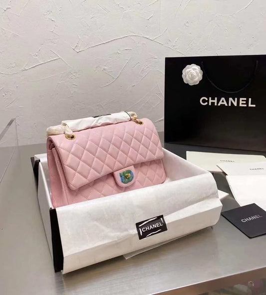 Chanel Classic Flap Bag 25 Pink