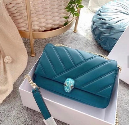 Bvlgari Serpenti Cabochon Shoulder Bag For Women