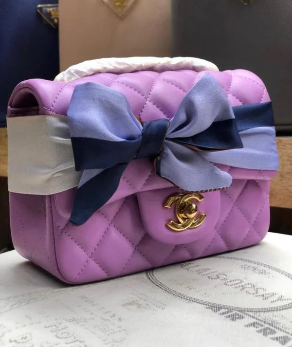 Chanel Flap Bags For Women With Silk Scarf – 7 Colors