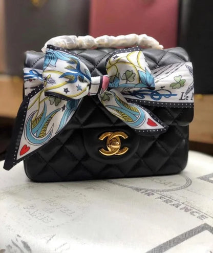 Chanel Flap Bags For Women With Silk Scarf – 7 Colors