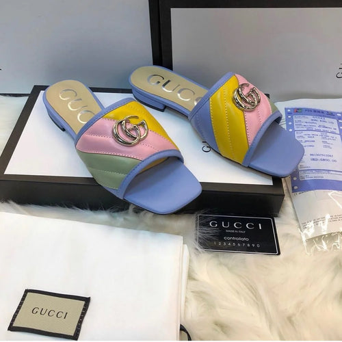 Gucci Slide with Double G – Flat Shoes For Women