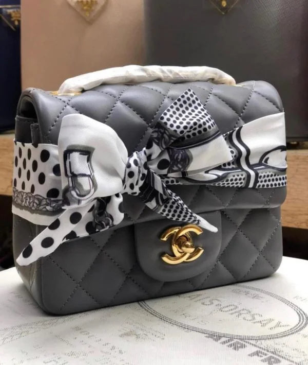 Chanel Flap Bags For Women With Silk Scarf – 7 Colors