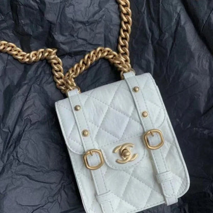 Chanel Leather Phone Holder