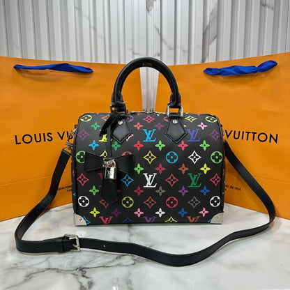 LV x Murakami Speedy 30 Multicolor Monogram Bag