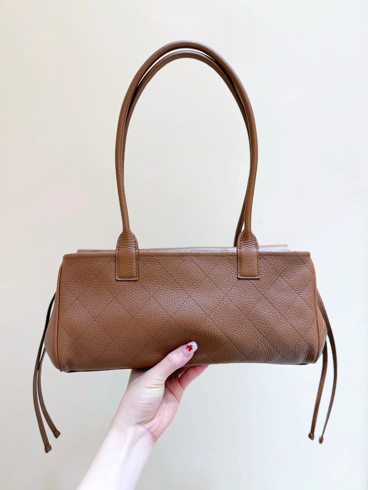 Chanel Grained Calfskin Stitched Urban Essentials Small Shopping Bag