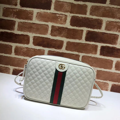 Gucci Black Mini Trapuntata Crossbody Bag Leather