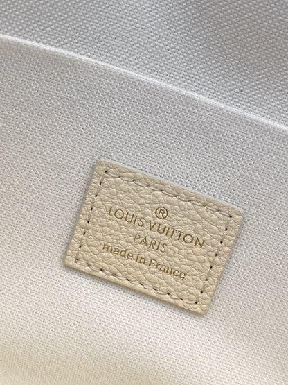 Louis Vuitton Félicie Pochette in black and beige Bicolor