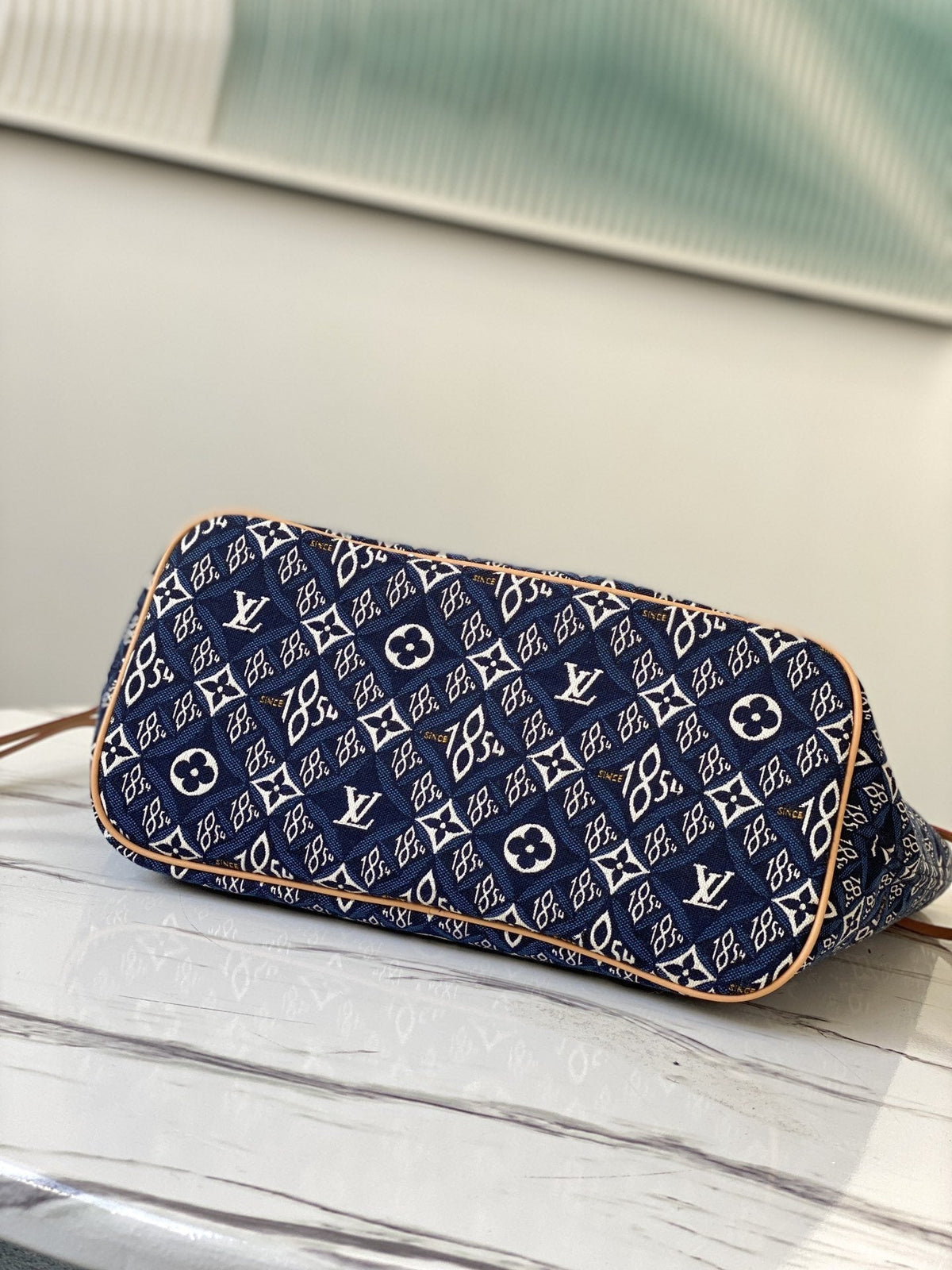 LV NEVERFULL MM WITH DUSTBAG 1854 MONOGRAM JACQUARD
