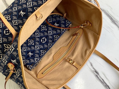 LV NEVERFULL MM WITH DUSTBAG 1854 MONOGRAM JACQUARD
