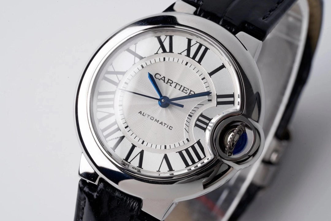 BALLON BLEU 33MM AUTOMATIC WHITE DIAL LEATHER 2021