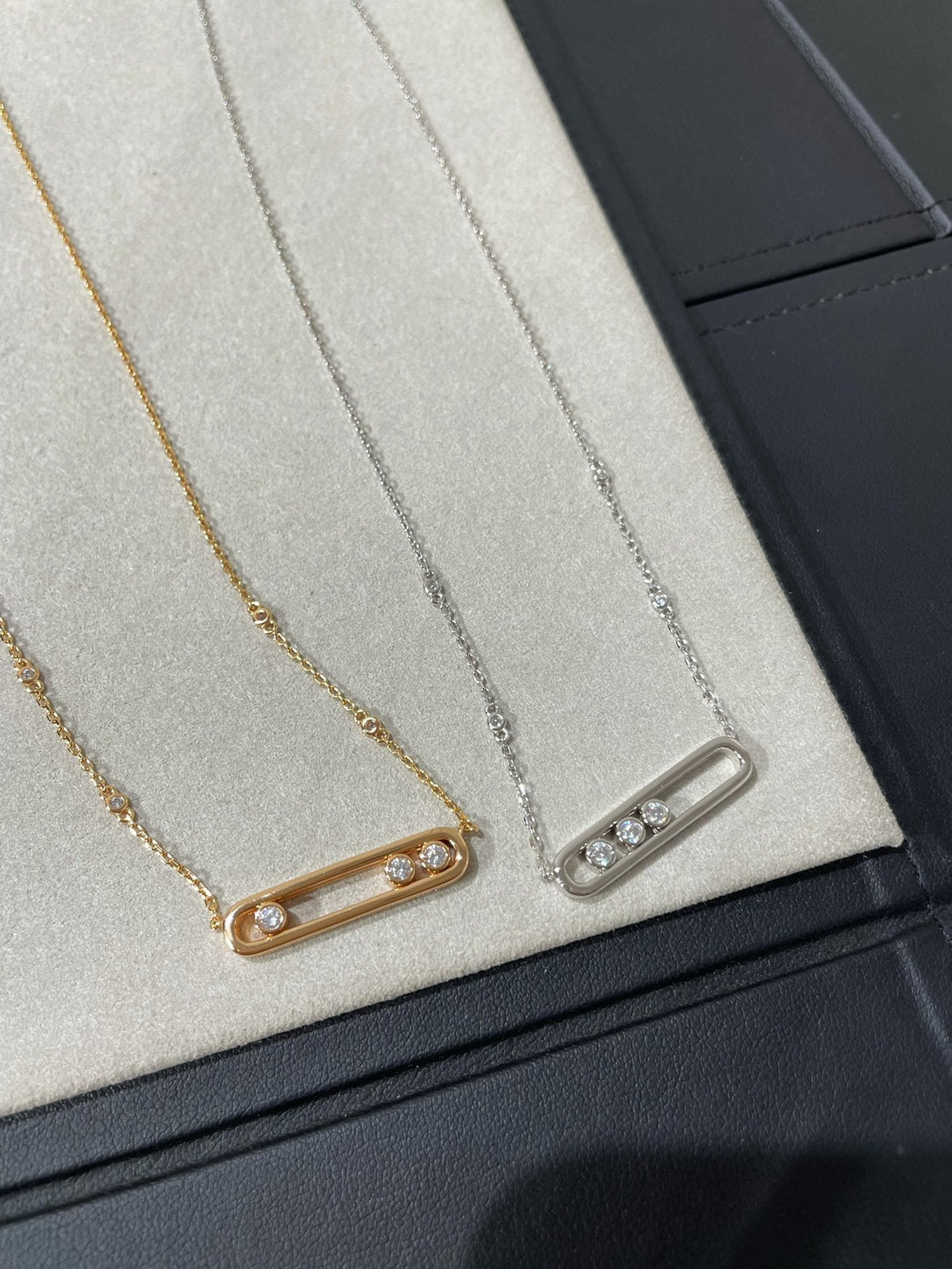 MOVE 3 DIAMOND NECKLACE