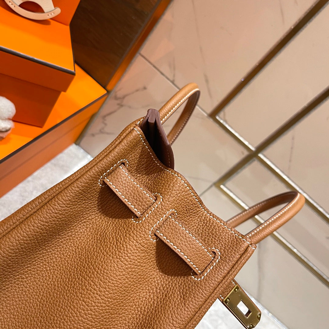 HN 30CM GOLD TOGO LEATHER GOLD HARDWARE