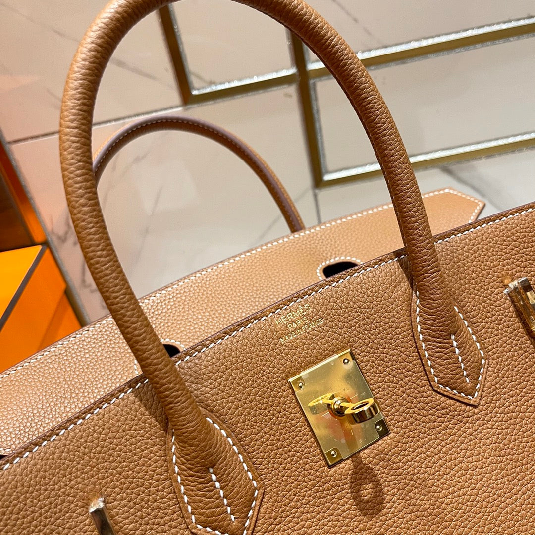 HN 30CM GOLD TOGO LEATHER GOLD HARDWARE