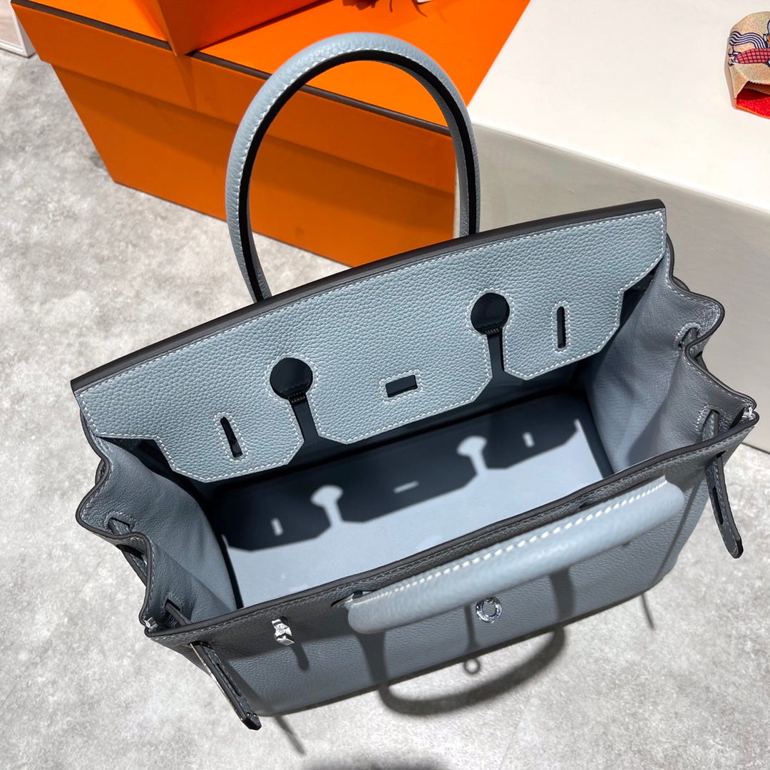 HN 30CM CLOUD BLUE TOGO LEATHER SILVER HARDWARE