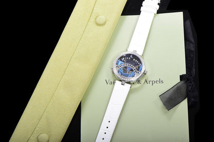 LADY ARPELS LOVER BRIDGE WHITE CROCODILE