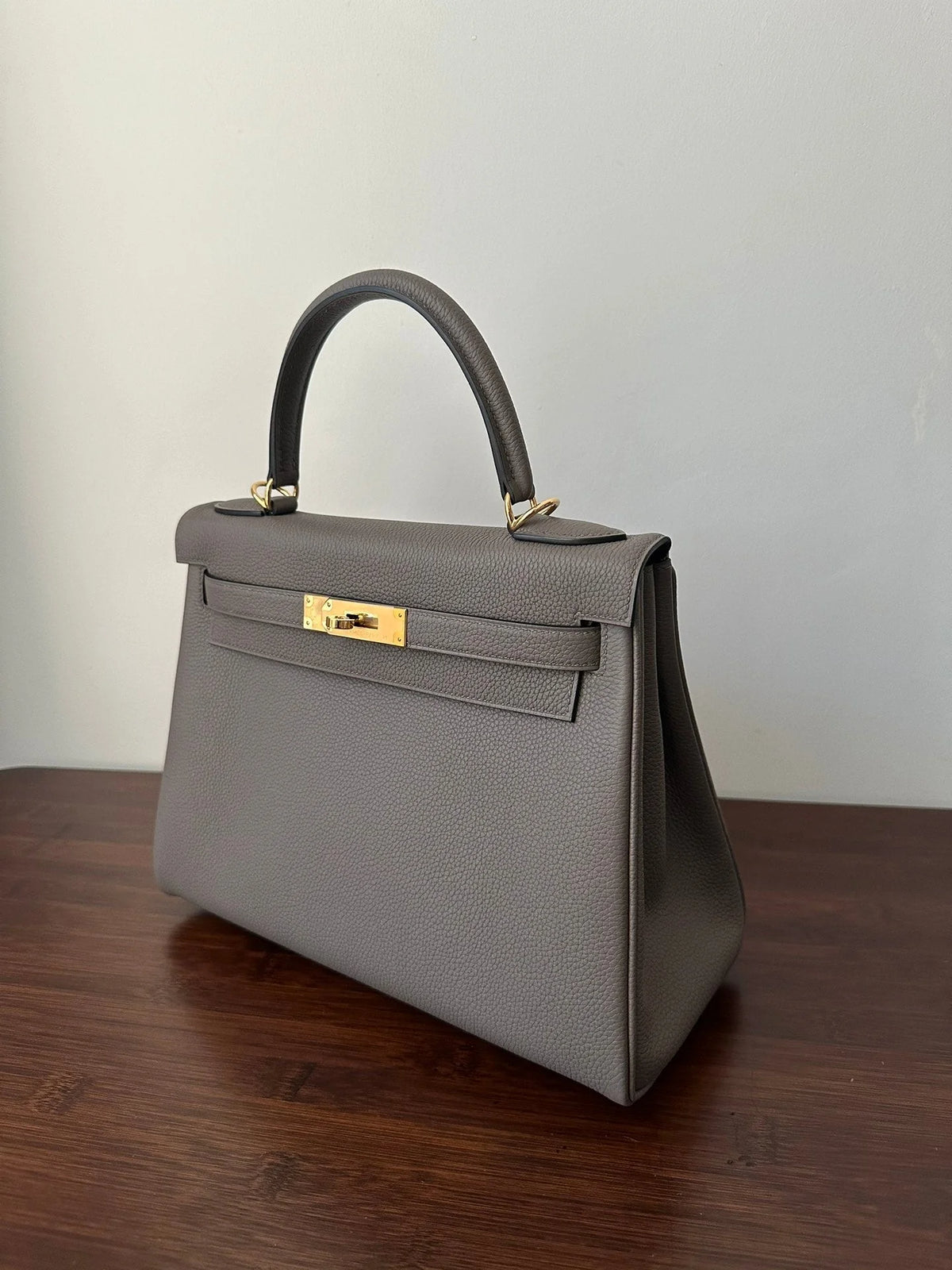 HM KELLY 28CM ETAIN TOGO GOLD HARDWARE
