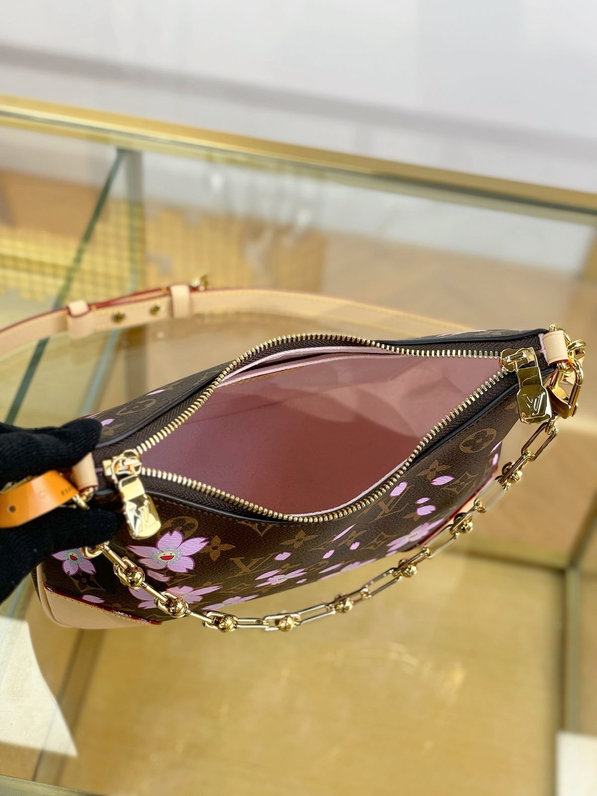 Louis Vuitton x Takashi Murakami Boulogne PM Cherry Blossom Bag