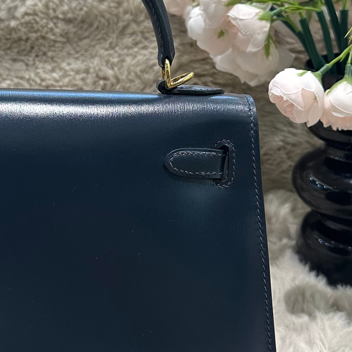 Hermes Kelly 25cm Two-Tone Gold Hardware