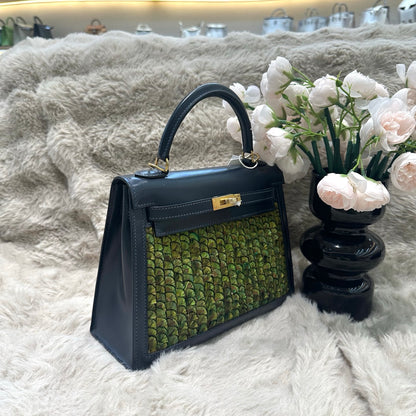 Hermes Kelly 25cm Two-Tone Gold Hardware