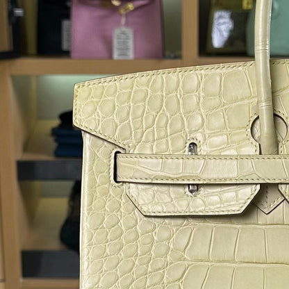 Hermes Birkin 35cm Crocodile Leather Gold Hardware