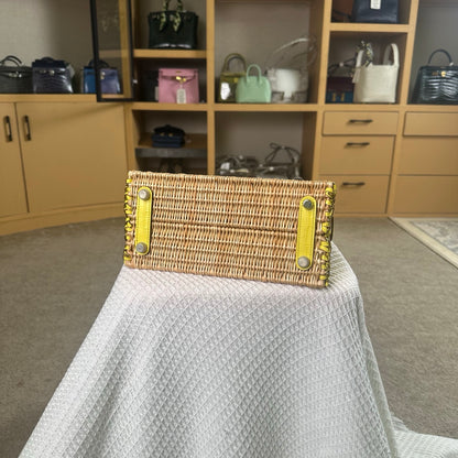 Hermes Birkin 25cm Amber Yellow Crocodile Leather