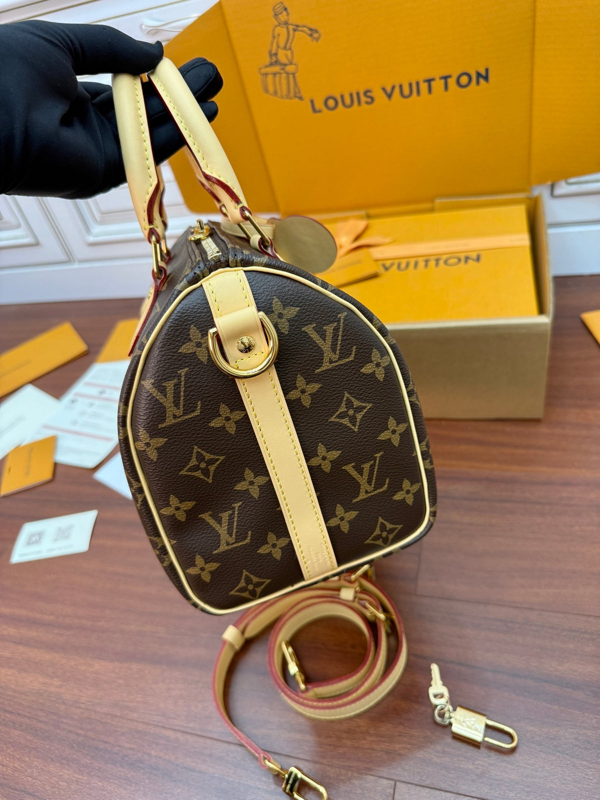 Louis Vuitton Speedy Bandoulière 25 Handbag in Monogram