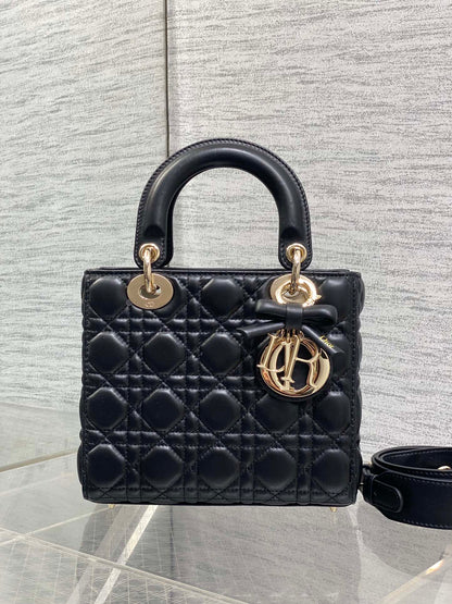 Dior Small Lady Dior My ABCDior Bag in black