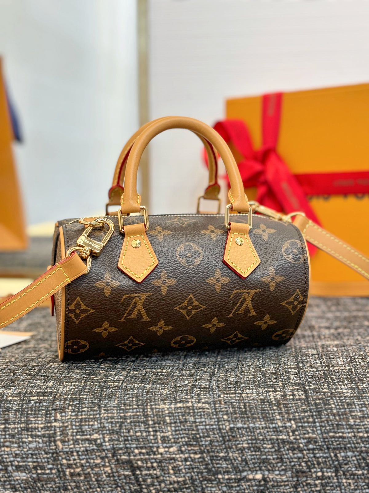 LV Nano Speedy Monogram Handbag