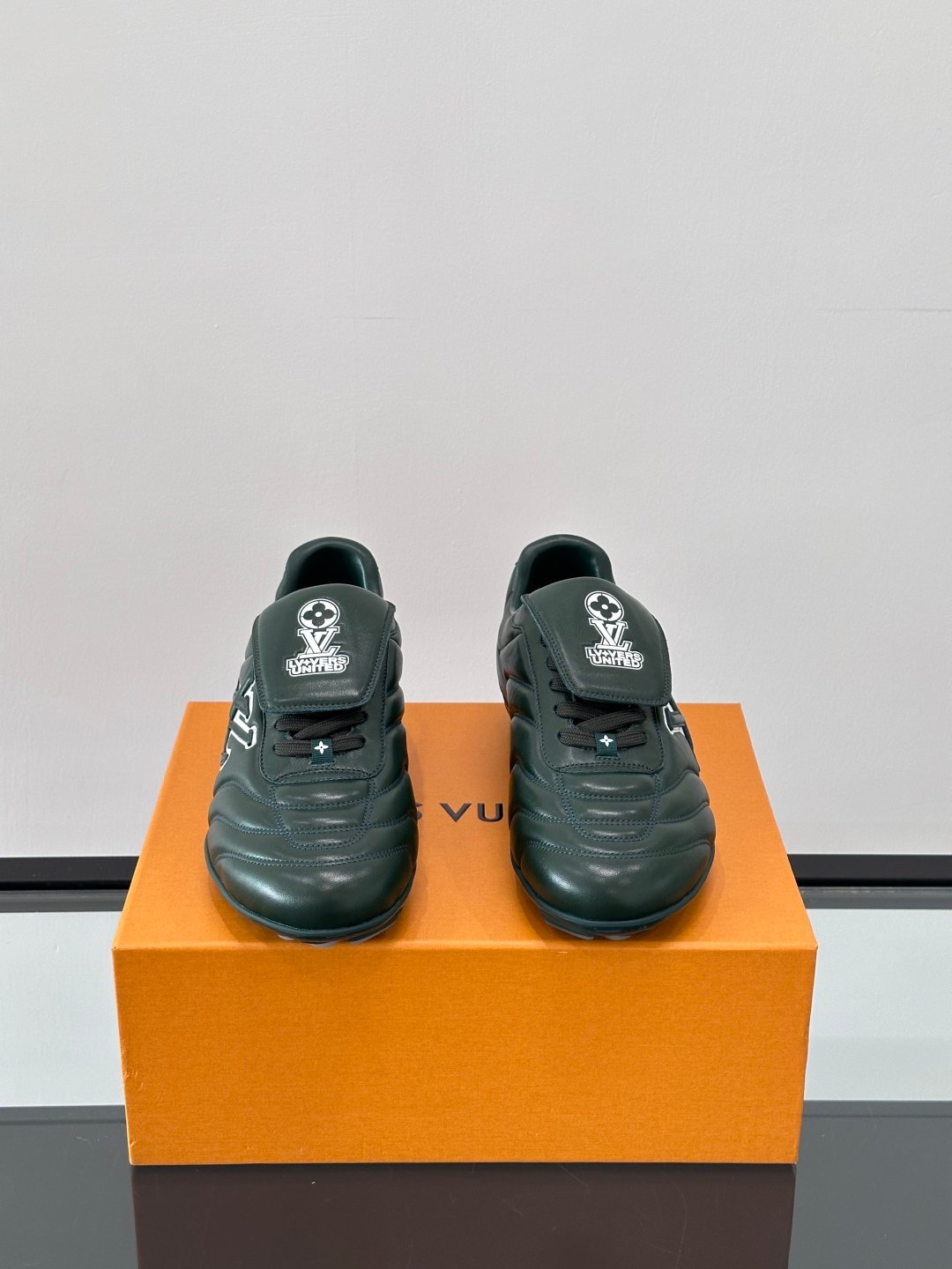 LV Men Black Leather Sneakers